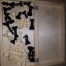 АЙВЕНГО пластиковые с деревянной шахматной доской 47 см
