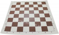 Доска шахматная виниловая коричневая (средняя) 43 см 