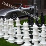 Напольные гигантские шахматы ( 90 см) с доской пластиковой 3,3 метра