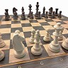 Доска шахматная цельная (Орех) 50см