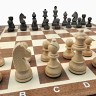 Шахматы турнирные СТАУНТОН № 5 Модерн (c утяжелителем) со складной деревянной доской (MADON)