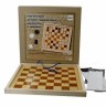 Шахматы и шашки демонстрационные с магнитной доской 37 см (мини)