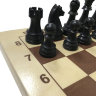 Фигуры шахматные турнирные ABS-пластик (с утяжелителем) c доской 43 см