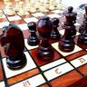 Шахматы турнирные СТАУНТОН № 8 (c утяжелителем) со складной деревянной доской (MADON)