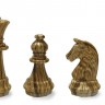 Шахматы-шашки магнитные пластиковые ЛЮКС (под дерево) c цельной доской 39 см
