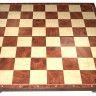 Шахматы-шашки магнитные пластиковые ЛЮКС (под дерево) со складной доской 31 см