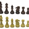 Шахматы-шашки магнитные пластиковые ЛЮКС (под дерево) со складной доской 31 см