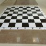 Напольные большие шахматы 61 см с виниловой доской