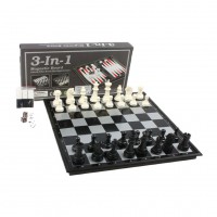 Шахматы-шашки-нарды магнитные (32 см)