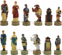 Шахматные фигуры "Древний Рим и Греция" 