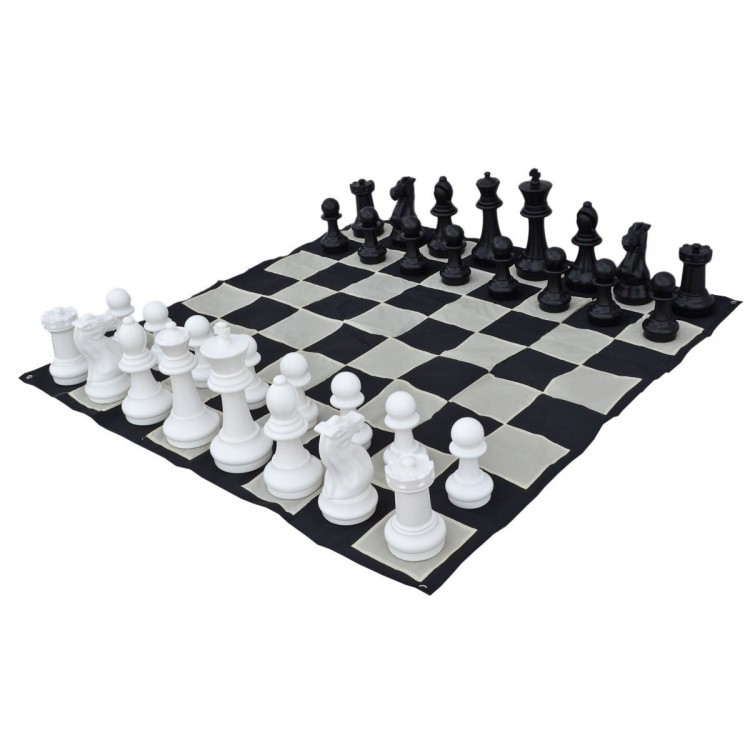 Шахматы-шашки ПАРКОВЫЕ с синтетической доской