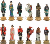Фигуры шахматные подарочные "Древняя Япония" 