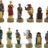 Шахматы "Древний Рим и Греция" со складной деревянной доской Амбассадор