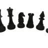 Фигуры шахматные ГРОССМЕЙСТЕРСКИЕ пластиковые (D-38 мм)