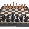 Фигуры шахматные БАТАЛИЯ №7 со складной доской ВЕНГЕ 49см