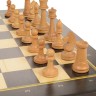 Фигуры шахматные БАТАЛИЯ №7 со складной доской ВЕНГЕ 49см