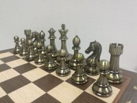 Фигуры шахматные металлические СТАУНТОН № 9 