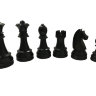 Фигуры шахматные турнирные ABS-пластик c доской 43 см
