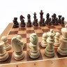 Шахматные фигуры Стаунтон №8 (Madon) с доской-ларцом Модерн 50 см
