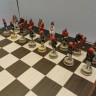 Шахматы подарочные "Древняя Япония" с цельной деревянной доской