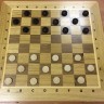 Шахматы-шашки-нарды турнирные большие дубовые
