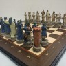 Шахматы подарочные из полистоуна большие "Крестоносцы" без доски