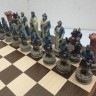 Шахматы подарочные из полистоуна большие "Крестоносцы" без доски