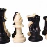 Фигуры шахматные пластиковые № 7 со складной  доской 40 см