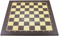 Доска цельная деревянная венге шахматная (50x50 см)