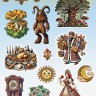 Наклейки "Аленький цветочек"