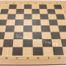 Цельная шахматная доска дубовая 50 см