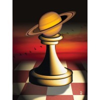 Постер "Шахматная Планета" (30х40)