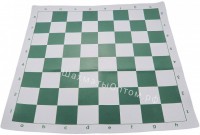 Доска шахматная виниловая (большая зеленая) 51 см 
