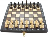 Шахматы турнирные СТАУНТОН № 2 (c утяжелителем) со складной деревянной доской