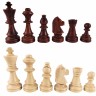 Шахматные фигуры Стаунтон №6 (MADON) со складной деревянной доской 43 см